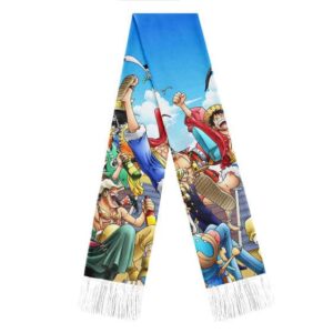 Straw Hat Pirates Cheerful Moments Awesome Wool Scarf