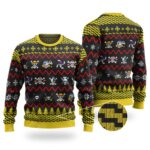 Straw Hat Pirates Crew Icon Ugly Xmas Sweatshirt