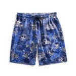 Straw Hat Pirates Crew Logo Blue Beach Shorts