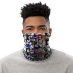 Straw Hat Pirates Image Collage Vibrant Pattern Tube Mask