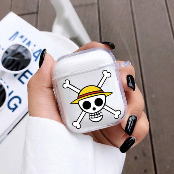 Straw Hat Pirates Jolly Roger Logo AirPods Case