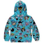 Straw Hat Pirates Jolly Roger Symbols Kids Hoodie