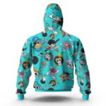 Straw Hat Pirates Jolly Rogers Pattern Zip Hoodie