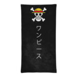 Straw Hat Pirates Logo With Japanese Kanji Neck Warmer