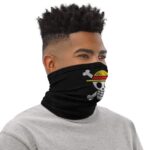 Straw Hat Pirates Logo With Japanese Kanji Neck Warmer
