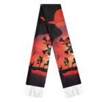 Straw Hat Pirates Sunset Silhouette Art Stylish Wool Scarf