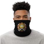 Straw Hat Pirates Thousand Sunny Ship Logo Black Tube Mask