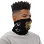 Straw Hat Pirates Thousand Sunny Ship Logo Black Tube Mask