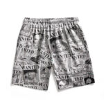 Straw Hat Pirates Wanted Poster Art Board Shorts
