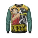 Straw Hat Skull Flag Monkey D. Luffy Crewneck Sweatshirt