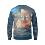 Straw Hat Thousand Sunny Sailing Ship Crewneck Sweater