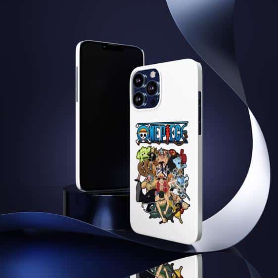 Straw Hats Main Crew One Piece Logo White iPhone 13 Cover
