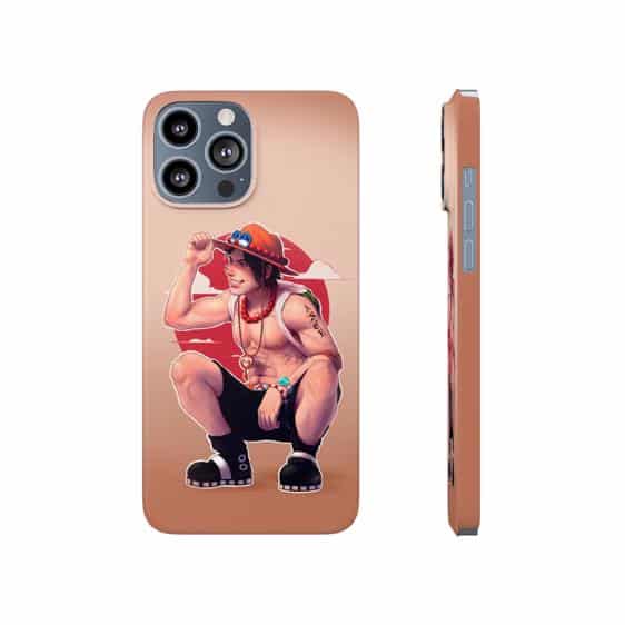 Stunning Portgas D. Ace One Piece Artwork iPhone 13 Cover