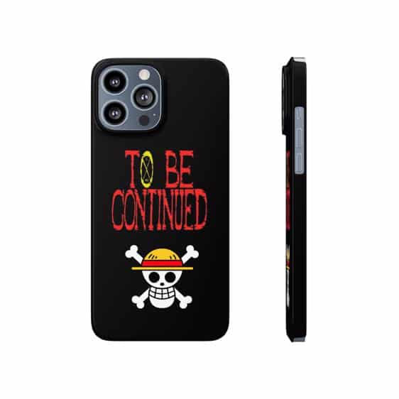 To Be Continued One Piece Logo Black iPhone 13 Case