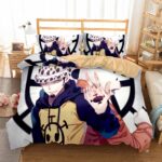 Trafalgar Law & Pandaman Heart Pirates Symbol Bedding Set