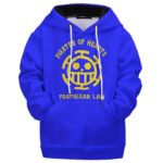 Trafalgar Law Pirates Of Hearts Logo Kids Hoodie