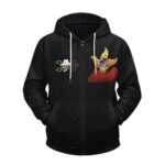 Usopp's Alter Ego Sogeking Art Badass One Piece Zip Hoodie