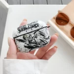 Vinsmoke Sanji Monochrome Art Design AirPods Case