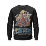 Wano Country Arc Straw Hat Pirates Art Crewneck Sweater
