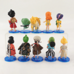 Wano Country Straw Hat Pirates Kimono Chibi Toy Figurines