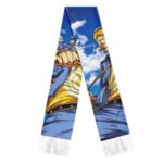 Water 7 Arc Paulie Battle Stance Sky Art One Piece Wool Scarf