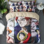 Whitebeard Ace Shanks Luffy Dragon & Sabo Pirates Bedding Set