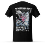 Whitebeard Edward Newgate Retro Wave Art Tees