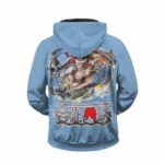 Whitebeard Pirates Edward Newgate Badass Zipper Hoodie