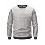 Whitebeard Pirates Jolly Roger Logo Pattern White Sweater