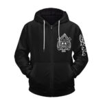 Whitebeard Pirates Portgas D. Ace Iconic Tattoo Zip Hoodie