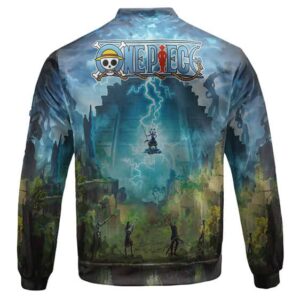 God of Skypiea Enel Lightning Scene Kids Bomber Jacket