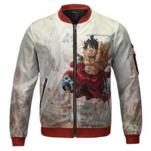 Luffy Gomu Gomu No Mi Attack Children's Bomber Jacket