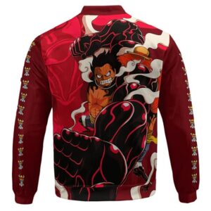 Monkey D. Luffy Gear Fourth Kids Red Bomber Jacket