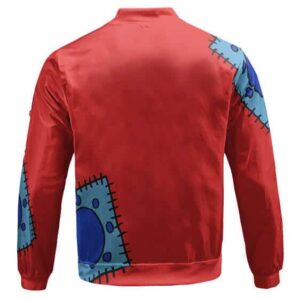 One Piece Monkey D. Luffy Wano Arc Red Kids Bomber Jacket