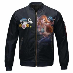 One Piece Nami Black Children's Bomber Jacket