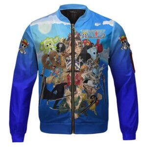 One Piece Straw Hat Crew Adventure Kids Bomber Jacket