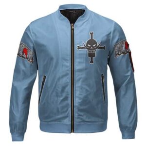 One Piece Whitebeard Epic Battle Art Kids Bomber Jacket