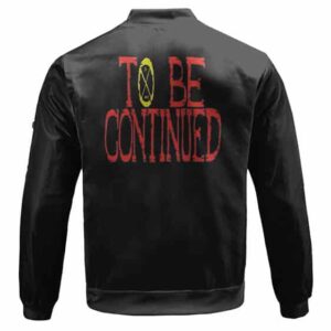 To Be Continued One Piece Kids Black Bomber Jacket