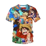 One Piece Anime Straw Hat Crew Boys' T-Shirt