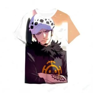 Heart Pirates Trafalgar Law Graphic White Boys' T-shirt