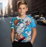 One Piece Luffy Gear Fifth Transformation T-shirt for Kids