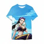 Sexy Devil Child Nico Robin Ocean Blue T-shirt for Children