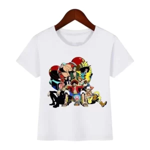 Straw Hat Crew Royal Pose Artwork White Children's T-shirt