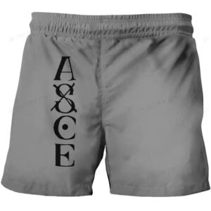 One Piece Ace Sabo Luffy ASCE Logo Gray Children's Shorts