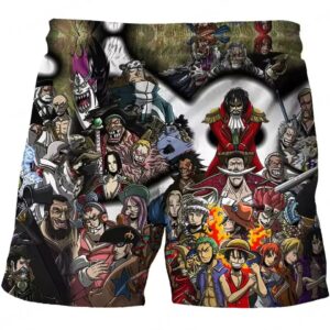 One Piece Anime Legendary Characters Art Children's Shorts