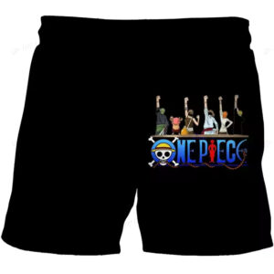 One Piece Crew Alabasta Arc Unity Logo Shorts for Children