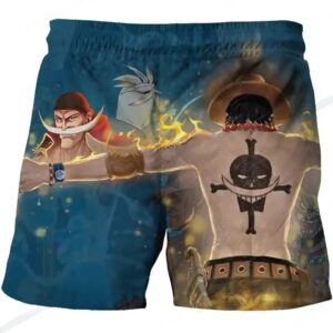 Portgas D. Ace Flaming Tribute One Piece Shorts for Children