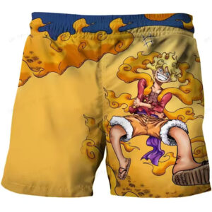 Sun God Luffy Gear Fifth Transformation Children's Shorts