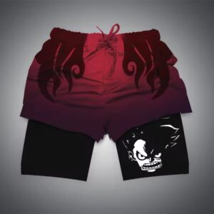 Serious Luffy Gear 4 Snakeman Mode Men's Workout Shorts