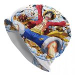 Cheerful Monkey D. Luffy Treasure Gold Coin Print Beanie